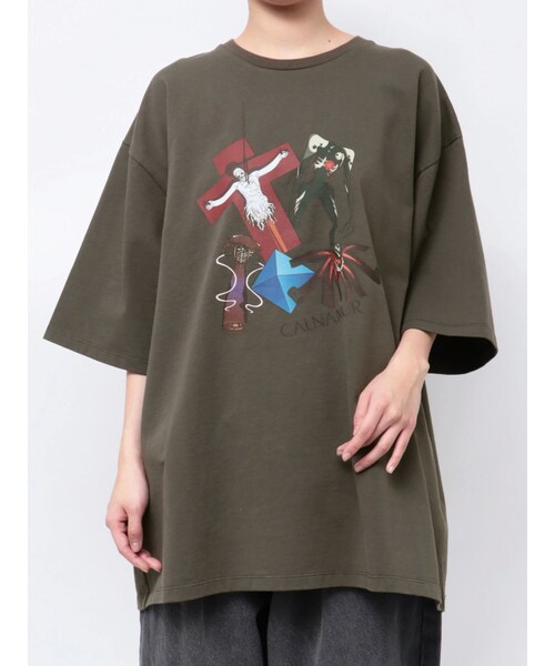 CALNAMUR（カルナムール）の「【エヴァンゲリオンコラボ】使徒ちょっと集合 TEE（Tシャツ/カットソー・レディース・ホワイト/チャコールグレー・XL/F）」の17枚目の写真