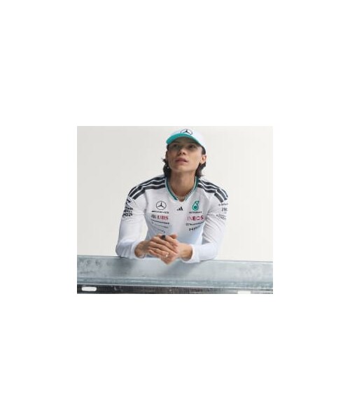 adidas(アディダス)の「メルセデス - AMG ペトロナス F1 チーム ドライバー ジャージ オーセンティック 長袖(トップス・メンズ・ホワイト/ブラック・XS/S/M/L/XL/2XL/3XL/4XL/5XL/6XL)」の16枚目の写真