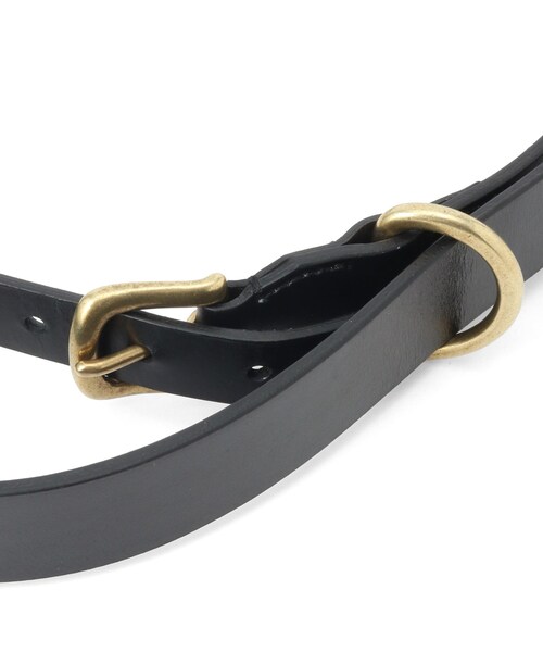ADAM ET ROPE'（アダムエロペ）の「【AURALEE/オーラリー】LEATHER BELT（ベルト・メンズ・ブラック/ダークブラウン・M）」の10枚目の写真