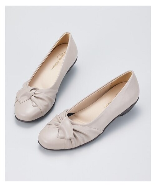 nissen（ニッセン）の「痛いところにやさしいターバンパンプス（ワイズ３E）（パンプス・メンズ・黒/ツイード調×黒/グレージュ(スムース)/ライト杢グレー×グレー/ライトベージュ×ブラウン・22.0cm/22.5cm/23.0cm/23.5cm/24.0cm/24.5cm/25.0cm）」の6枚目の写真