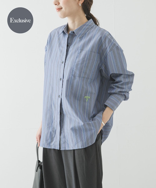 URBAN RESEARCH(アーバンリサーチ)の「『別注』PICCA×URBAN RESEARCH レギュラーカラールーズシャツ(シャツ/ブラウス・レディース・CHECK/STRIPE・Free)」の2枚目の写真