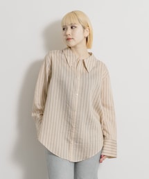 THE GOODLAND MARKET | cwtch　STRIPE 2WAY SHIRT(シャツ/ブラウス)