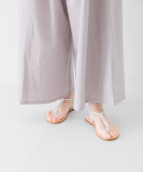 かぐれ（カグレ）の「CORSO ROMA, 9　STRAP SANDAL（サンダル・レディース・WHITE/BLACK・36/37/38）」の3枚目の写真