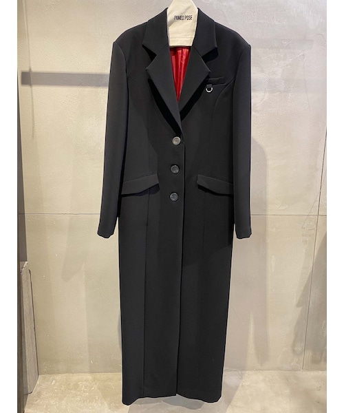 PAMEO POSE（パメオポーズ）の「Bassist Jacket（チェスターコート・レディース・ブラック/レッド・F）」の3枚目の写真