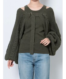 Ungrid | ケーブルニットボレロアンサンブル(カーディガン/ボレロ)