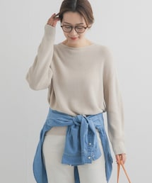 URBAN RESEARCH DOORS | 畦ボートネックKNIT(ニット/セーター)