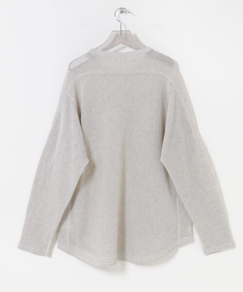 URBAN RESEARCH(アーバンリサーチ)の「SEVEN BY SEVEN FOOTBALL KNIT T-SHIRTS LONG-SLEEVE(Tシャツ/カットソー・メンズ・030 WHITE/070 BGD/120 NAVY・L/M)」の10枚目の写真