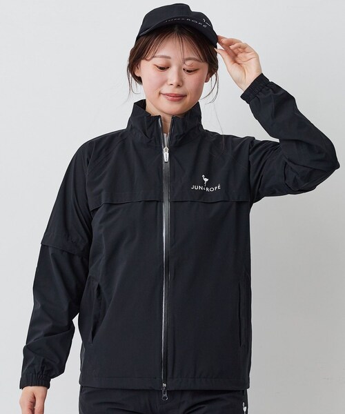 ROPE'(ロペ)の「レインジャケット/撥水・2WAY(その他アウター・レディース・ブラック・L/M/XL)」の5枚目の写真
