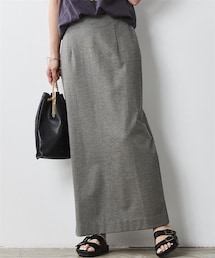 CHIC STYLE | 大きいサイズカットソーマキシタイトスカートシックスタイル(スカート)