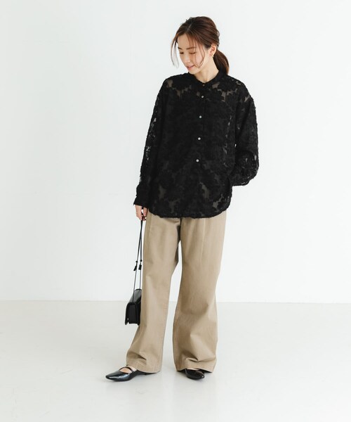 URBAN RESEARCH（アーバンリサーチ）の「ポインテッドバックストラップシューズ（パンプス・レディース・BLACK/BEIGE・36/37/38/39）」の6枚目の写真