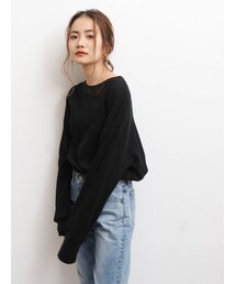 Ungrid | オーガニックコットンワッフルロングスリーブTee(Tシャツ/カットソー)