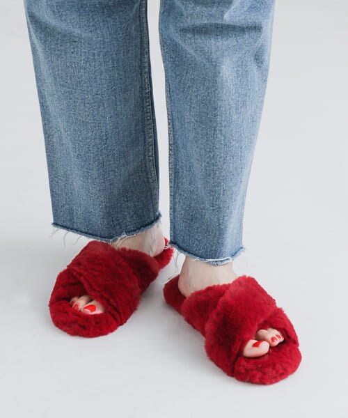 URBAN RESEARCH Sonny Label（アーバンリサーチサニーレーベル）の「クロスファーサンダル（サンダル・レディース・グレー/ベージュ/レッド・S/M/L）」の7枚目の写真