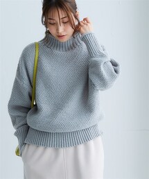 nissen | ハイネックラーベン編オーバーサイズニット(ニット/セーター)