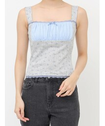 jouetie | ドッキングフリルカットキャミソール(キャミソール)
