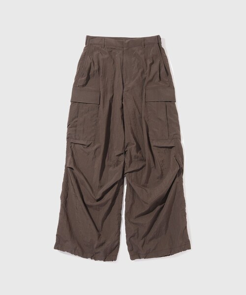 ADAM ET ROPE'（アダムエロペ）の「【elephant TRIBAL fabrics/エレファントトライバルファブリクス】Freedom Cargo Pants（カーゴパンツ・レディース・ブラック/ダークブラウン・M/S）」の4枚目の写真