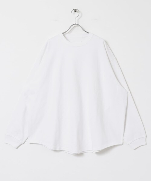 URBAN RESEARCH（アーバンリサーチ）の「dDdDdDd　SUPER BIG ROUND LONG-SLEEVE T-SHIRTS（Tシャツ/カットソー・メンズ・WHITE/BLACK/NAVY/M.GRAY・S/M/L/XL/XXL）」の10枚目の写真