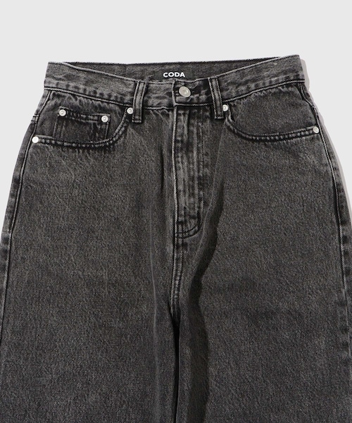 ADAM ET ROPE'（アダムエロペ）の「【CODA/コーダ】ACID WASH BREAK CUT STRAIGHT JEANS（デニムパンツ・メンズ・スミクロ・0/1/2）」の5枚目の写真