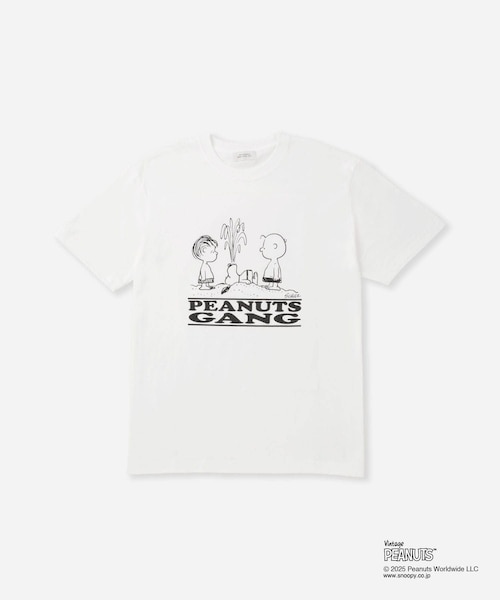 Saturdays NYC(サタデーズ ニューヨークシティ )の「SNYC x PEANUTS GANG IN THE SEA T(Tシャツ/カットソー・レディース・ブラック/ホワイト・L/M/S/XL)」の2枚目の写真