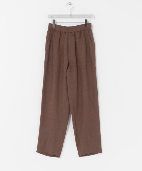 URBAN RESEARCH(アーバンリサーチ)の「YLEVE LINEN POPLIN PANTS(その他パンツ・メンズ・011 SUMI/050 BROWN・3/4)」の10枚目の写真