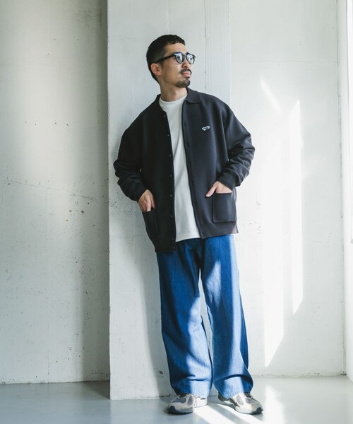URBAN RESEARCH DOORS(アーバンリサーチドアーズ)の「『別注』PENNYS×DOORS THE FOX シャツカーディガン(カーディガン/ボレロ・メンズ・ORANGE/BEIGE/BLUE/CHARCOAL/KHAKI・M/L/XL)」の12枚目の写真
