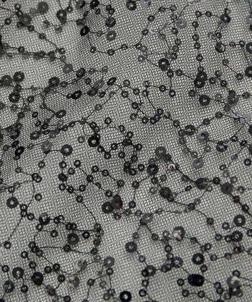 VIS（ビス）の「スパンコールキャミワンピース（ワンピース・レディース・ブラック系/ベージュ系・F）」の21枚目の写真