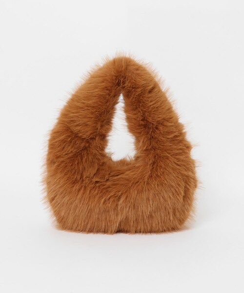 SENSE OF PLACE by URBAN RESEARCH（センスオブプレイスバイアーバンリサーチ）の「ファーラウンドバッグ（ハンドバッグ・レディース・BEIGE/BROWN/MINT・one）」の21枚目の写真