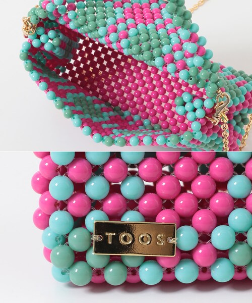 URBAN RESEARCH DOORS（アーバンリサーチドアーズ）の「TOOS　3WAY CHAIN BAG BIG（ショルダーバッグ・レディース・PNK/GRN・One）」の9枚目の写真