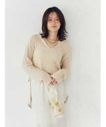 Ungrid | 透かし編みルーズニット(ニット/セーター)