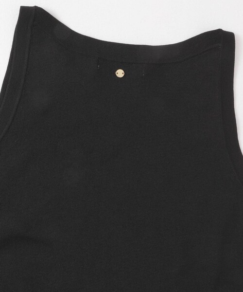 URBAN RESEARCH ROSSO（アーバンリサーチロッソ）の「F by ROSSO　ウォッシャブルミラノリブアメスリニット（ニット/セーター・レディース・BLACK/L/GRAY/BROWN/NAVY×OW・FREE）」の12枚目の写真