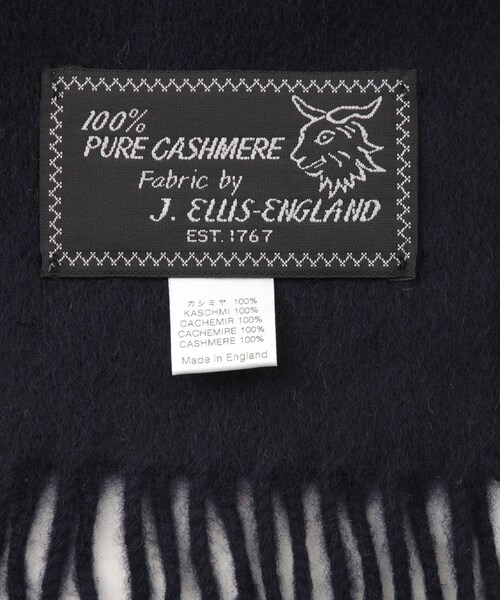 ADAM ET ROPE'(アダムエロペ)の「【Joshua Ellis/ジョシュア エリス】CHECK(マフラー・メンズ・ネイビー・F)」の5枚目の写真