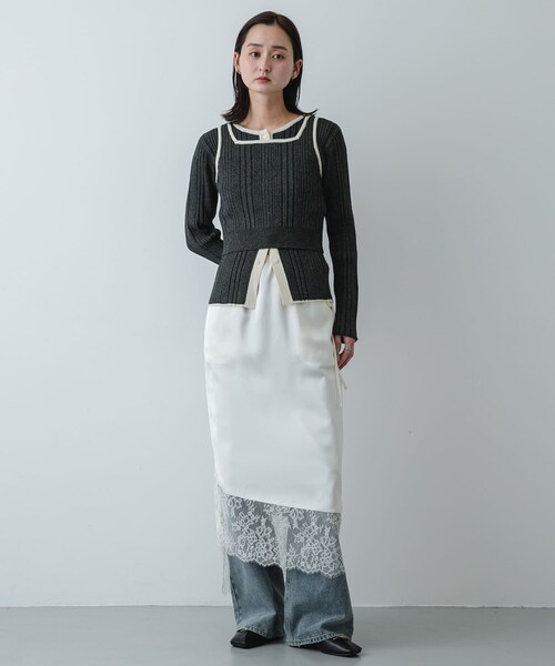 SENSE OF PLACE by URBAN RESEARCH（センスオブプレイスバイアーバンリサーチ）の「『抗菌』スクエアカットフラットシューズ（その他シューズ・レディース・IVORY/BLACK/BROWN・S/M/L）」の13枚目の写真