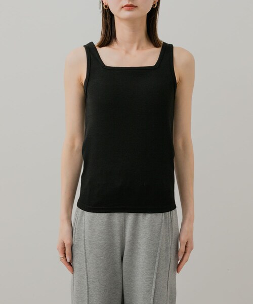 SENSE OF PLACE by URBAN RESEARCH（センスオブプレイスバイアーバンリサーチ）の「2WAYタンクトップ（タンクトップ・レディース・OFF WHITE/BLACK/GREIGE・one）」の22枚目の写真