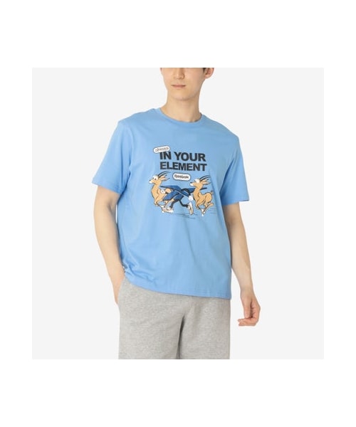 Reebok（リーボック）の「クラブ グラフィック Tシャツ / CLUB GRAPHIC TEE （アウトドア/スポーツ・メンズ・100263164/100263165/100263500・S/M/L/XL/LL）」の3枚目の写真