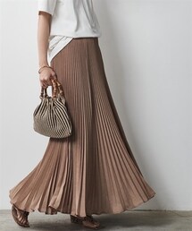 CHIC STYLE | 大きいサイズプリーツマキシスカートシックスタイル(スカート)
