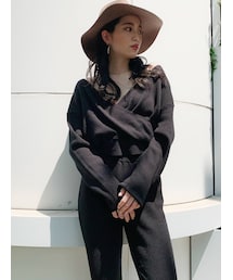 GYDA | 2WAYカシュクールリブニットTOPS(ニット/セーター)