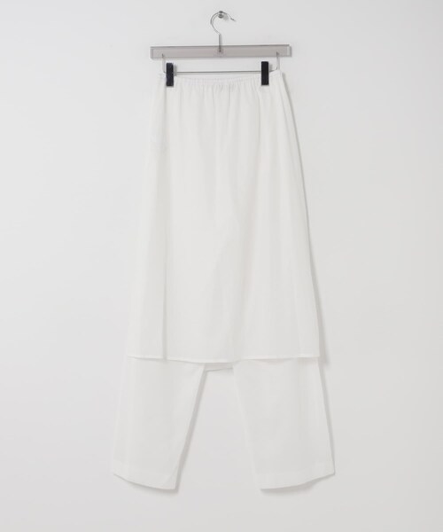 URBAN RESEARCH（アーバンリサーチ）の「AMOMENTO　SHEER LAYERED PANTS（その他パンツ・レディース・BLACK/WHITE・0/1）」の8枚目の写真