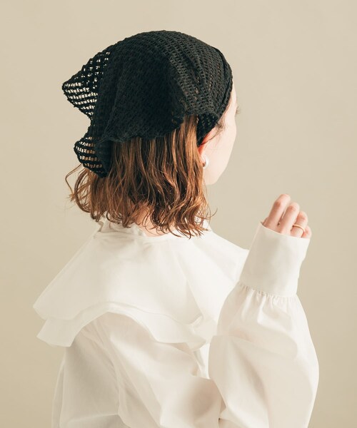 SMELLY（スメリー）の「メッシュヘッドスカーフ（ヘアバンド・レディース・BLK/MOC・-）」の9枚目の写真