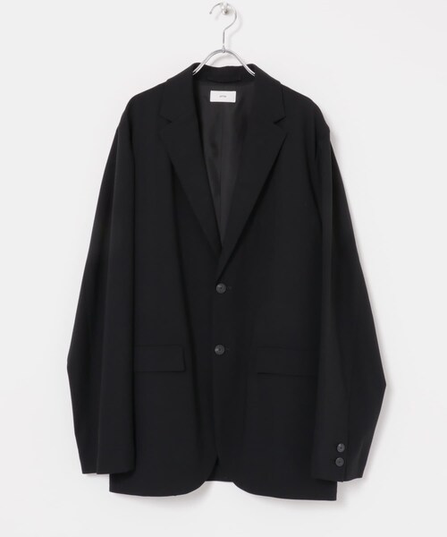 URBAN RESEARCH(アーバンリサーチ)の「ATON HIGH TWIST WOOL JACKET(テーラードジャケット・メンズ・BLACK/NAVY・4/6)」の3枚目の写真