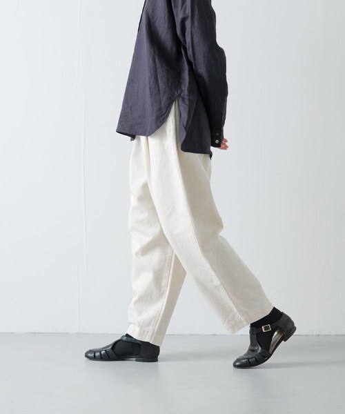 かぐれ（カグレ）の「ドリルルーズサルエルパンツ（その他パンツ・レディース・NATURAL/BEIGE・0/1）」の17枚目の写真