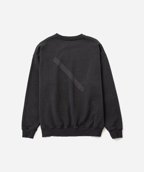 Saturdays NYC(サタデーズ ニューヨークシティ )の「Bowery Garment Dyed Slash Sweatshirt(スウェット・レディース・チャコール/キナリ/グリーン/サックス・L/M/S/XL)」の14枚目の写真