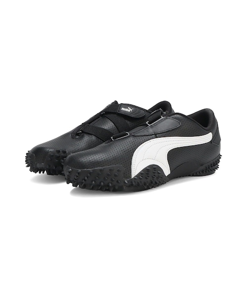 ADAM ET ROPE'(アダムエロペ)の「【PUMA】MOSTRO PERF SNK(スニーカー・レディース・ブラック/ダークブラウン・23.0/24.0/25.0/26.0/27.0/28.0)」の1枚目の写真