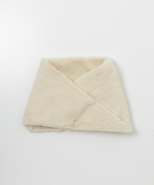 URBAN RESEARCH（アーバンリサーチ）の「ファースヌード（ネックウォーマー/スヌード・レディース・IVORY/GREGE/CHARCOAL・FREE）」の6枚目の写真