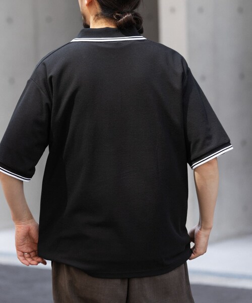 ITEMS URBANRESEARCH（アイテムズ アーバンリサーチ）の「U.S. POLO ASSN　カノコポロシャツ（ポロシャツ・メンズ・WHITE/BLACK/BLUE・M/L）」の16枚目の写真