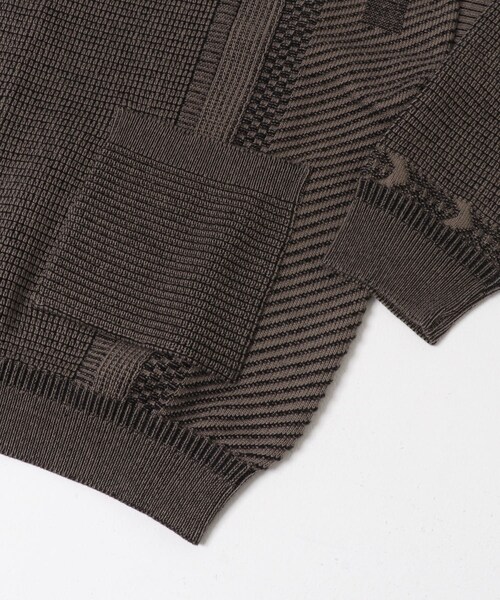 URBAN RESEARCH DOORS（アーバンリサーチドアーズ）の「YASHIKI　SHINRYO CARDIGAN（カーディガン/ボレロ・メンズ・BLACK/MIX GRAY/GREIGE・1/2）」の19枚目の写真