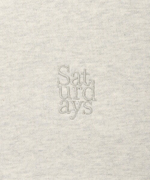 Saturdays NYC（サタデーズ ニューヨークシティ ）の「Canal Waffle Lined Zip Hoodie（パーカー・レディース・ブラック/ライトグレー・L/M/S/XL）」の20枚目の写真