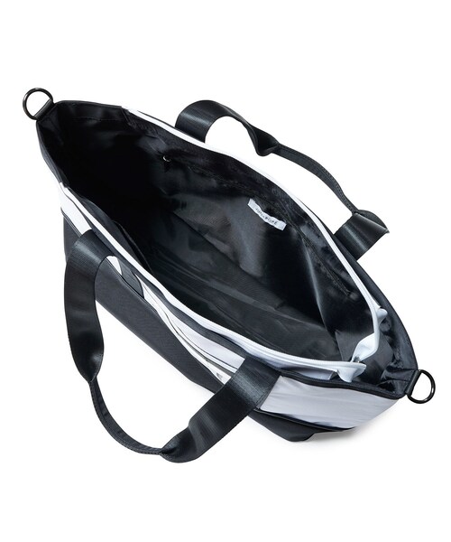 ROPE'（ロペ）の「ロゴ入りBIGトートバッグ（トートバッグ・レディース・ブラック/ホワイト/ライトグリーン・F）」の15枚目の写真