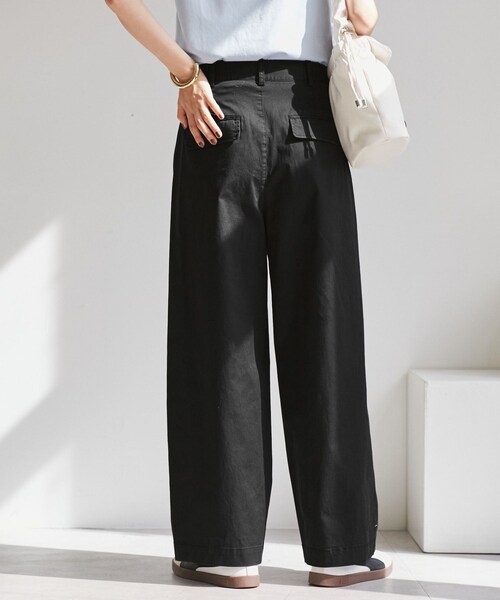 VIS（ビス）の「バレルシルエットコットンパンツ（その他パンツ・レディース・ブラック/ベージュ/ピンク・F）」の15枚目の写真