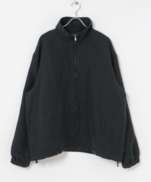 URBAN RESEARCH（アーバンリサーチ）の「new basic Wool/Linen Track Jacket（ブルゾン・メンズ・CHARCOAL/NAVY ST・M/L）」の11枚目の写真