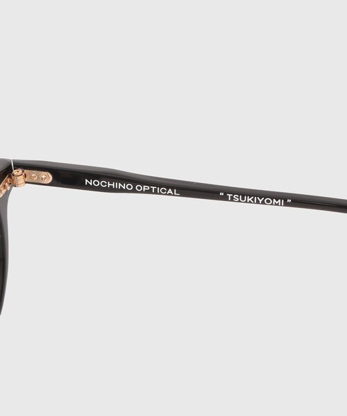 ADAM ET ROPE'（アダムエロペ）の「【NOCHINO OPTICAL/ノチノオプティカル】TSUKUYOMI（メガネ・メンズ・ブラック/ダークブラウン・F）」の9枚目の写真