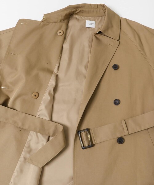 URBAN RESEARCH DOORS（アーバンリサーチドアーズ）の「撥水トレンチコート（ステンカラーコート・レディース・BEIGE/D.NAVY・Free）」の16枚目の写真